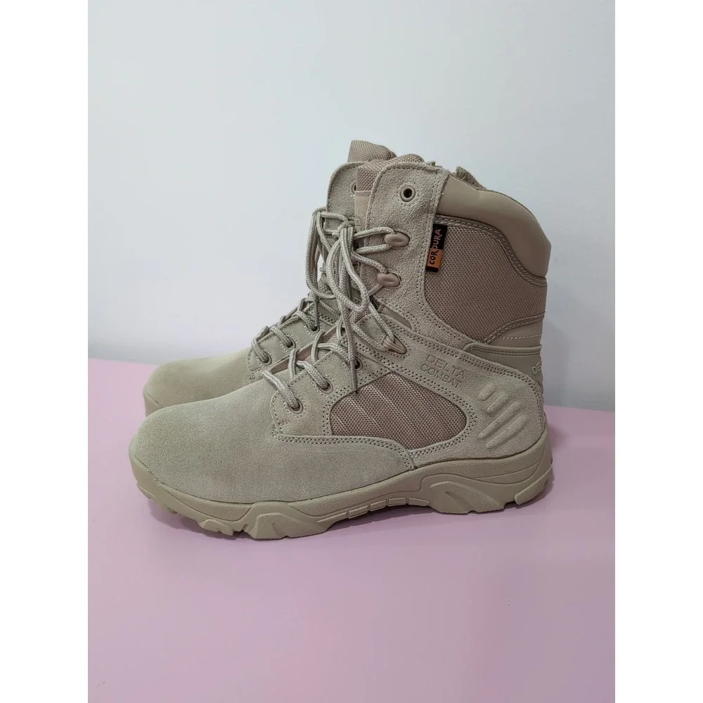 NWT Delta Tactical Desert Hunting Lightweight Combat  Leather Ankle Boots Sz. 12